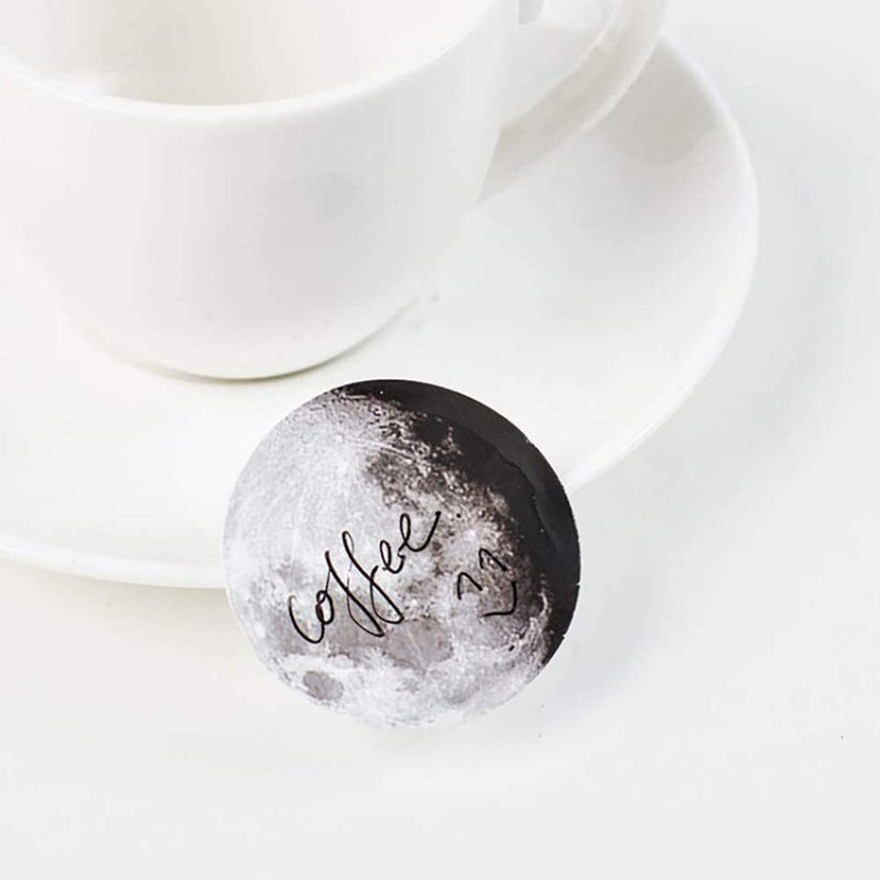 Doraking Mini Size Scrapbooks Stickers Decals, Doraking DIY Decoration Moon Phase 45PCS Stickers for Laptop Scrapbook Suitcase Notebooks Album (Moon Phase) - Image 3